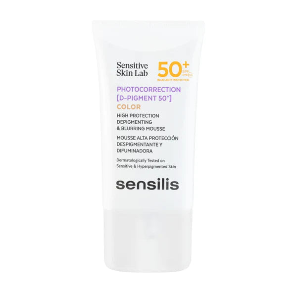 Sensilis Photocorrection D-Pigment 50+ Color 40ml crème teintée anti-taches SPF50+ protection très haute UVA UVB unifie teint - novaparapharmacie