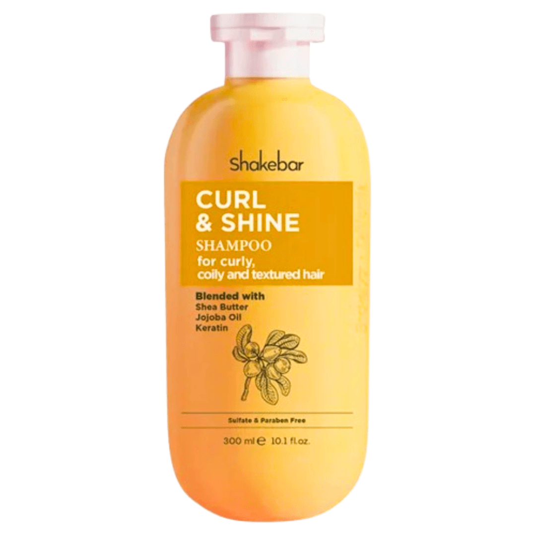 Shakebar Curl & Shine Hair Shampoo 300ml - Shampoing Définition Boucles Brillance - Nova Parapharmacie