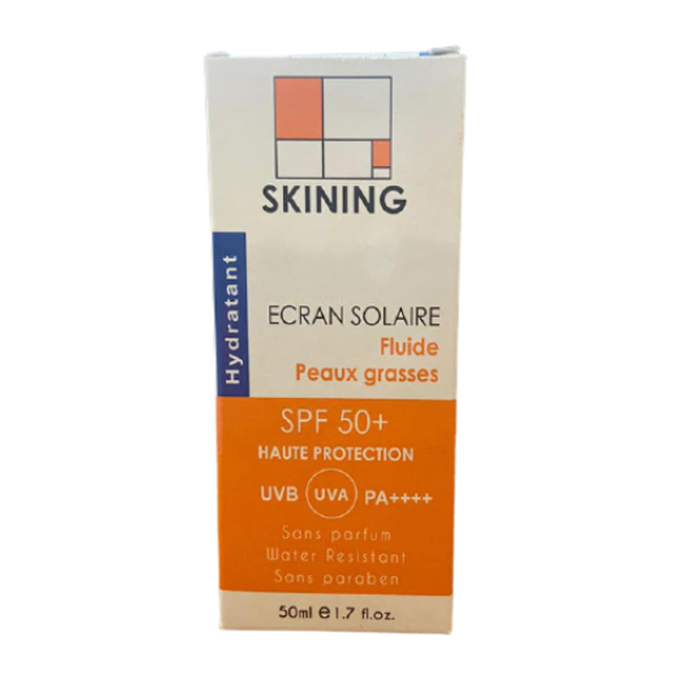 Skining Ecran Invisible Hydrat Fluide Peau Grasse 50ml