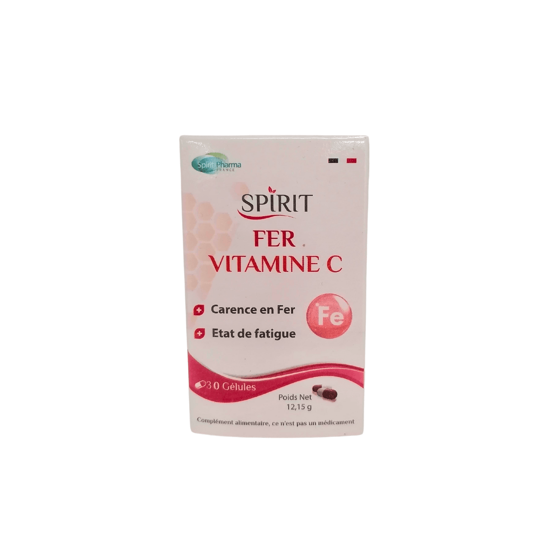 Spirit Fer & vitamine C 30 Gélules | Nova Para