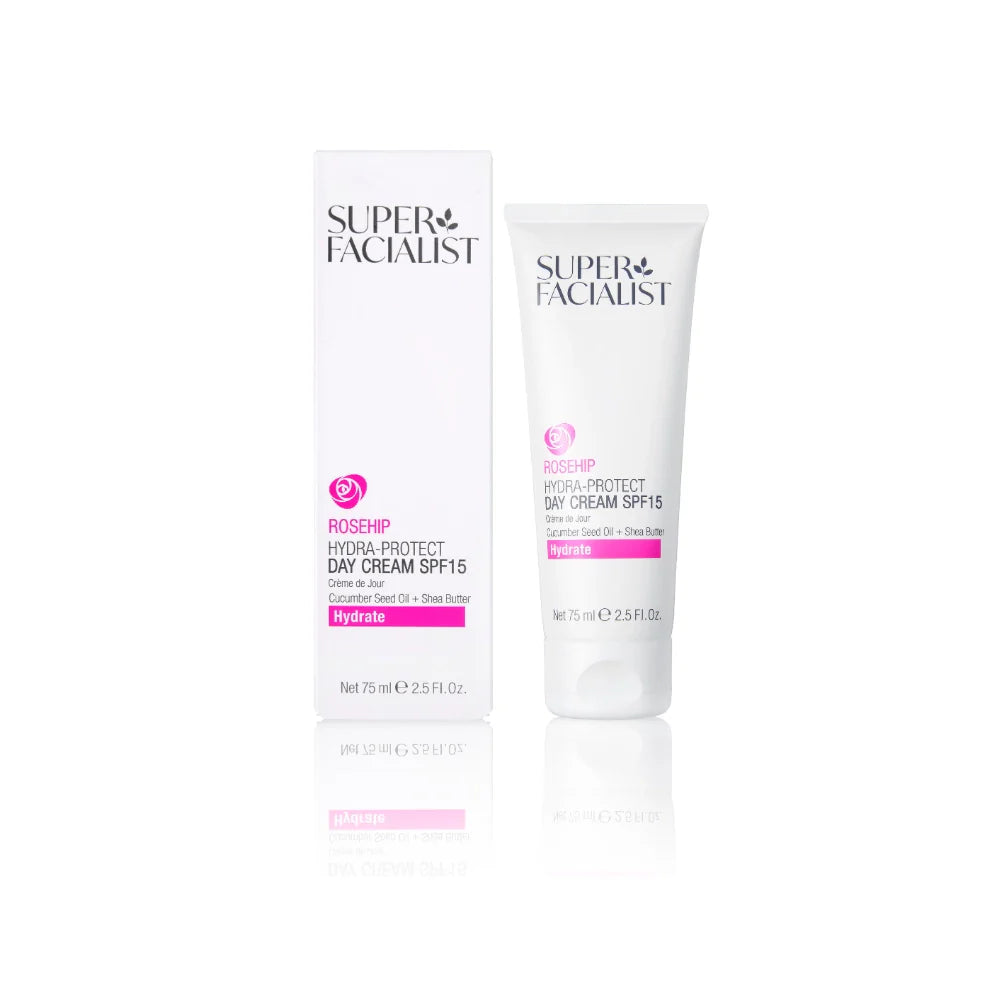 Super Facialist Rosehip Hydra-Protect Day Cream SPF15 75ml crème jour rose musquée protection hydratante - novaparapharmacie