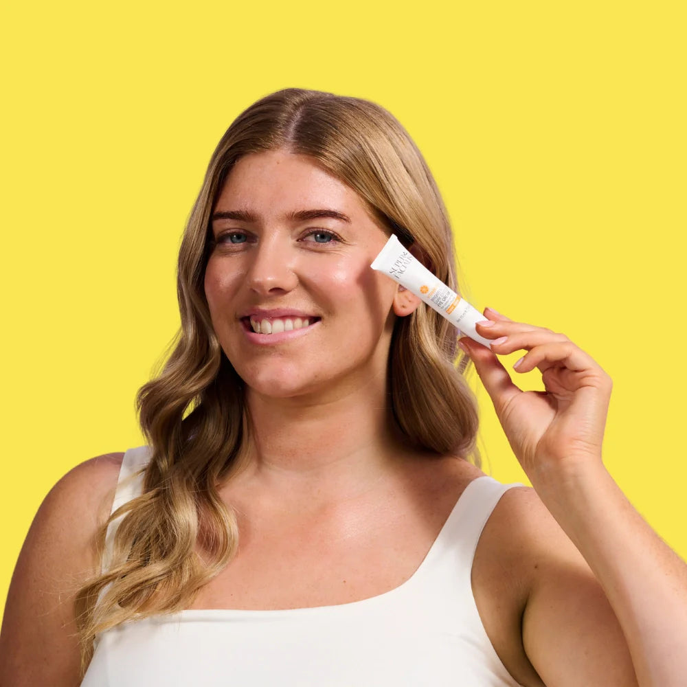 Super Facialist texture crème contour yeux vitamine C anti-cernes éclaircissante hydratante - novaparapharmacie