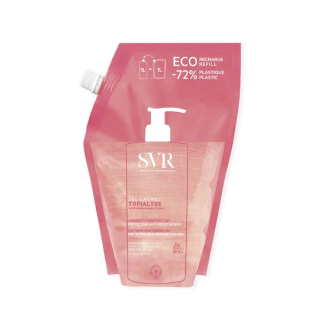 Svr Topialyse Gel lavant Recharge 1L anti-dessèchement pour peaux sensibles| Nova Para