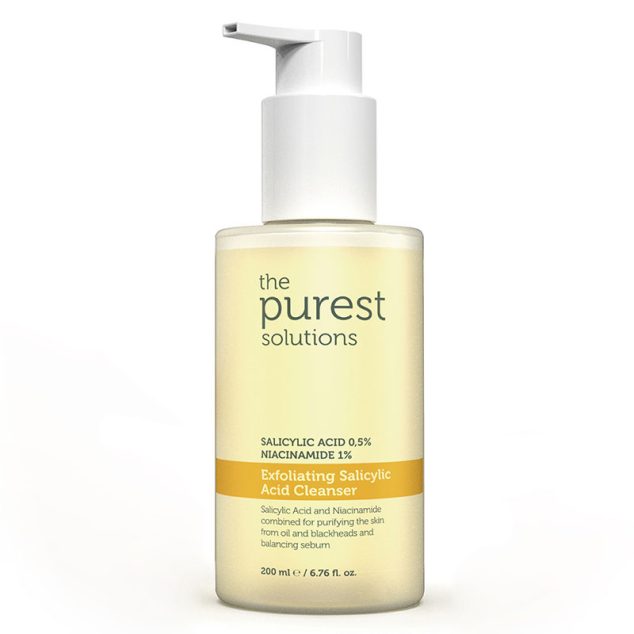 THE PUREST SOLUTIONS SALICYLIC ACID 0.5% NIACINAMIDE 1% NETTOYANT EXFOLIANT 200ML | Nova Para