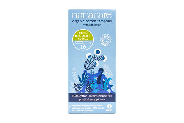 NATRACARE Tampons Régulier Avec Applicateur 16 unités protection hygiénique bio coton naturel pratique - novaparapharmacie
