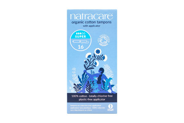 NATRACARE Tampons Super Avec Applicateur 16 unités protection hygiénique bio flux abondant coton naturel - novaparapharmacie