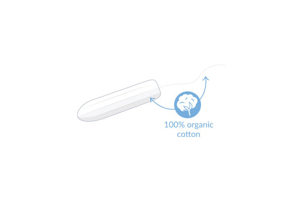 Natracare bio coton naturel tampons protection hygiénique flux abondant confort optimal 100% bio - novaparapharmacie