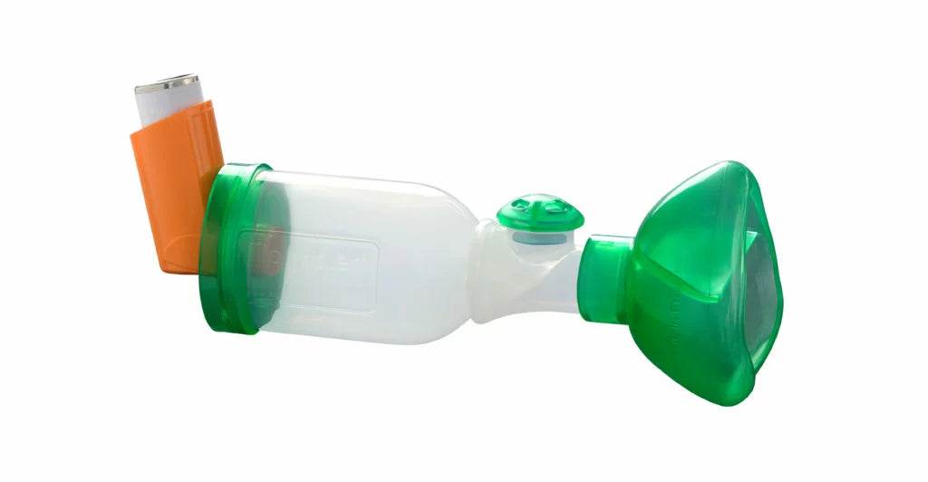 Tipshaler masque pédiatrique vue alternative chambre inhalation enfant 1-6ans dispositif médical - novaparapharmacie