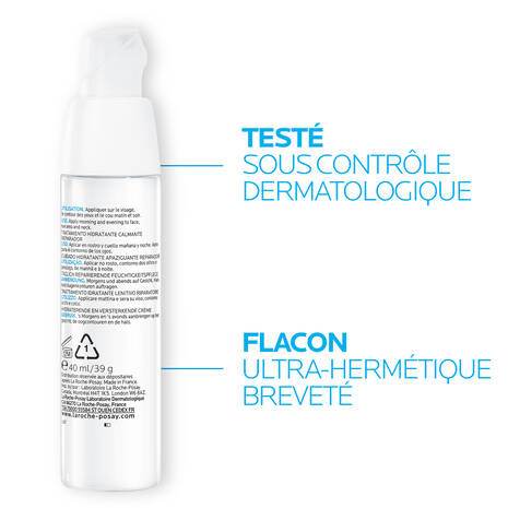 Formule La Roche-Posay Toleriane Dermallergo Crème Nuit 40ml agents réparateurs apaisants eau thermale