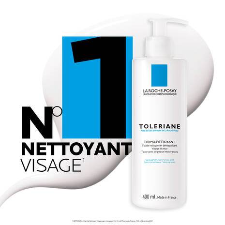 La Roche-Posay Toleriane Fluide Dermo-Nettoyant - Lait Démaquillant Peaux Sensibles - Nova Parapharmacie