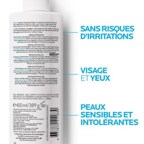 La Roche-Posay Toleriane Fluide Dermo-Nettoyant - Lait Démaquillant Peaux Sensibles - Nova Parapharmacie