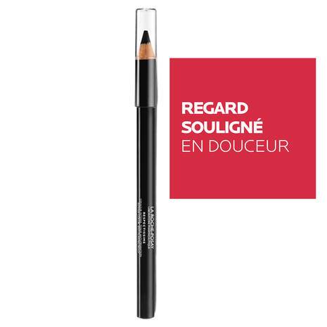 Utilisation La Roche-Posay Respectissime Crayon Yeux Noir application eyeliner yeux sensibles maquillage