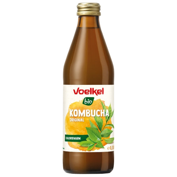 VOELKEL Kombucha Original 330ml bio probiotiques digestion détox cultures vivantes - novaparapharmacie