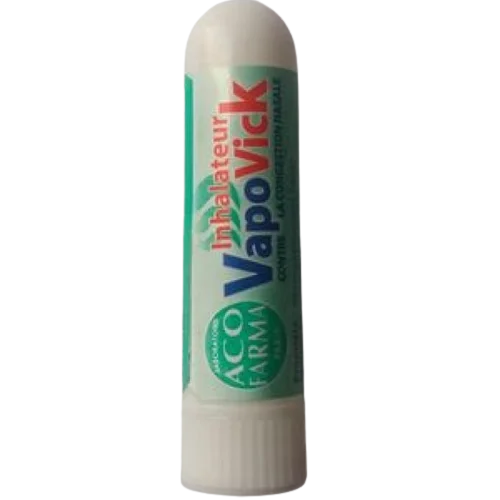 APOVICK Inhalateur Nasal décongestionnant respiratoire eucalyptus menthol soulagement instantané - novaparapharmacie