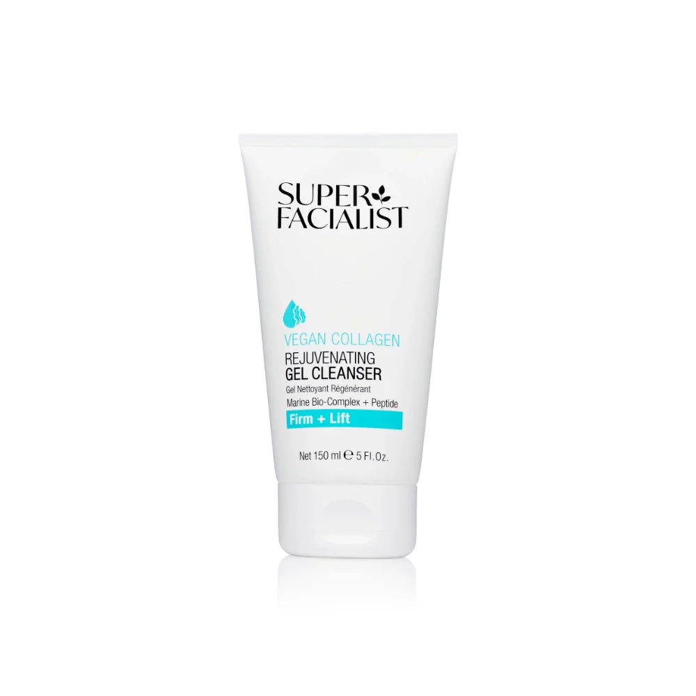 Super Facialist Vegan Collagen Rejuvenating Gel Cleanser 150ml gel nettoyant collagène végétal rajeunissant - novaparapharmacie