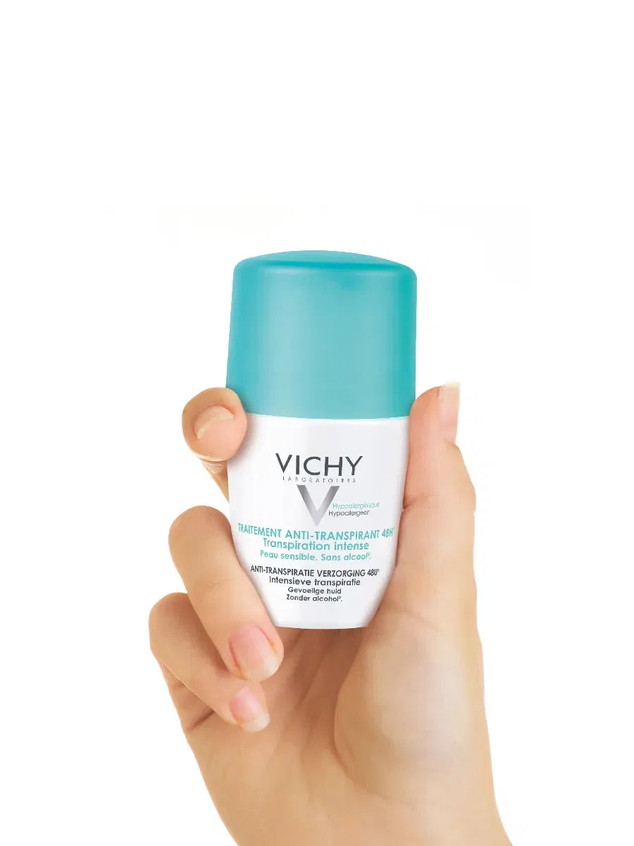 VICHY Déodorant Bille vue alternative traitement anti-transpirant 48H intensif protection efficace eau thermale régulation - novaparapharmacie