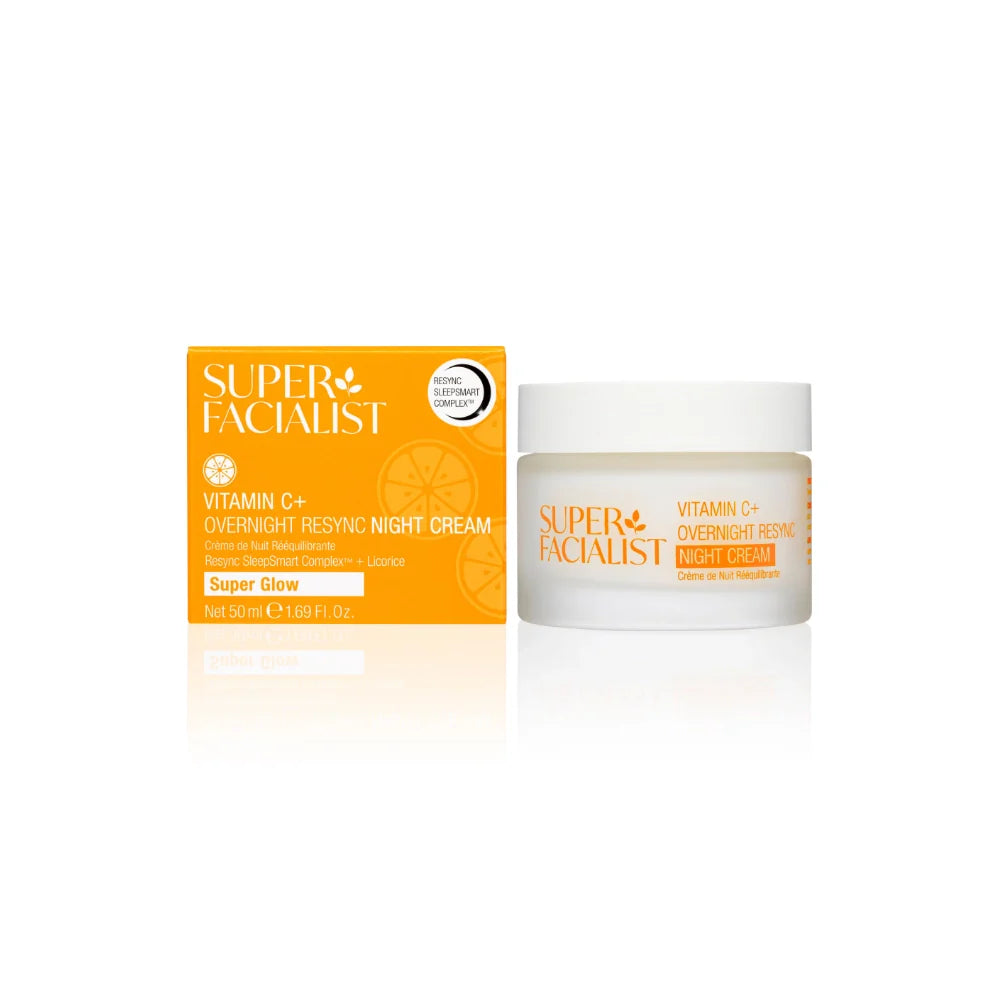 Super Facialist Vitamin C+ Overnight Resync Night Cream 50ml crème nuit vitamine C régénérante anti-âge - novaparapharmacie
