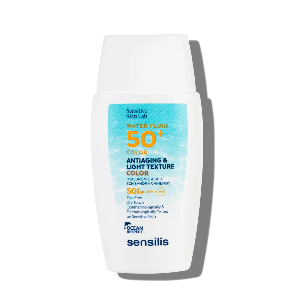 Sensilis Water Fluid Color SPF 50+ 40ml crème solaire teintée haute protection peaux sensibles teinte universelle - novaparapharmacie