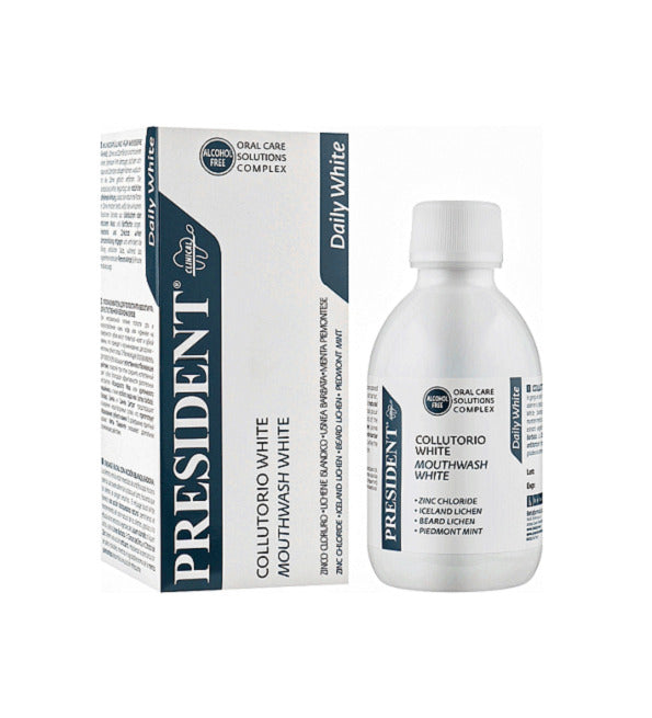 President Bain De Bouche White | Nova Para