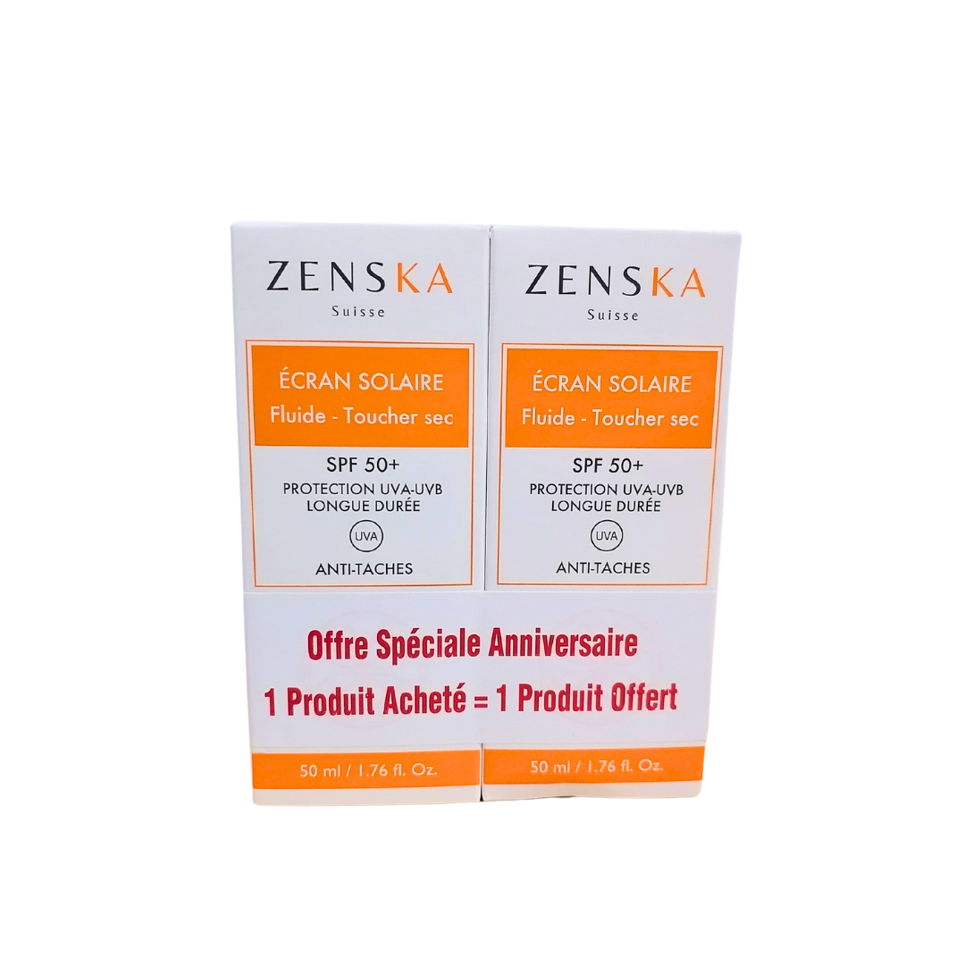 Zenska Ecran Solaire Fluide spf50+ 2*50ml PACK| Nova Para