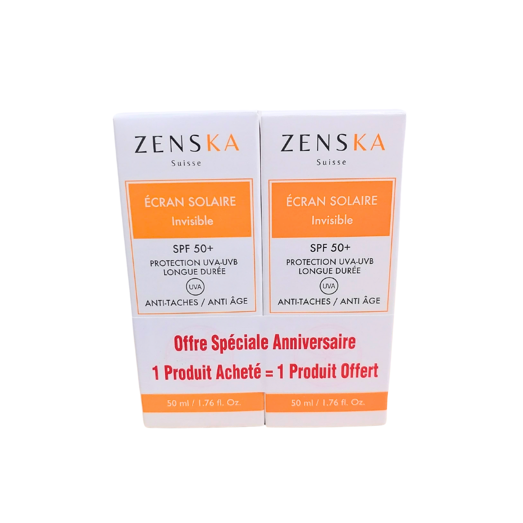 Zenska Ecran Solaire Invisible spf50+ 2*50ml pack | Nova Para
