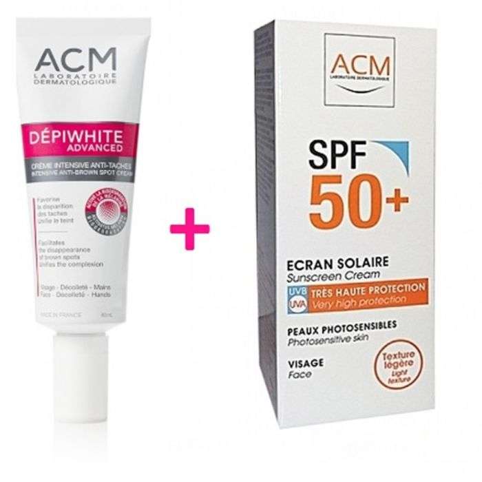 🎁 ACM Dépiwhite Advanced Crème intensive anti-taches + ACM Ecran Solaire Offert