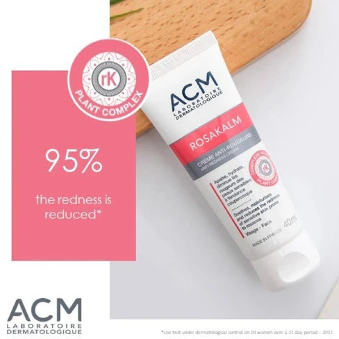 ACM Rosakalm Crème Anti-Rougeurs 40ml Soin Apaisant Rosacée Couperose Peaux Sensibles - novaparapharmacie