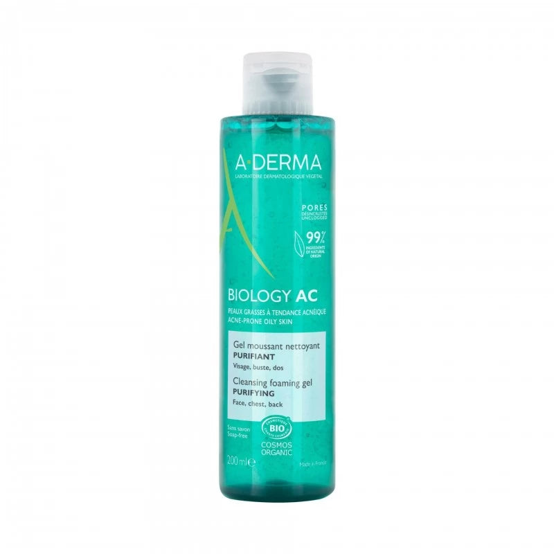 ADERMA BIOLOGY AC Gel Moussant Nettoyant Purifiant 200ml | Nova Para