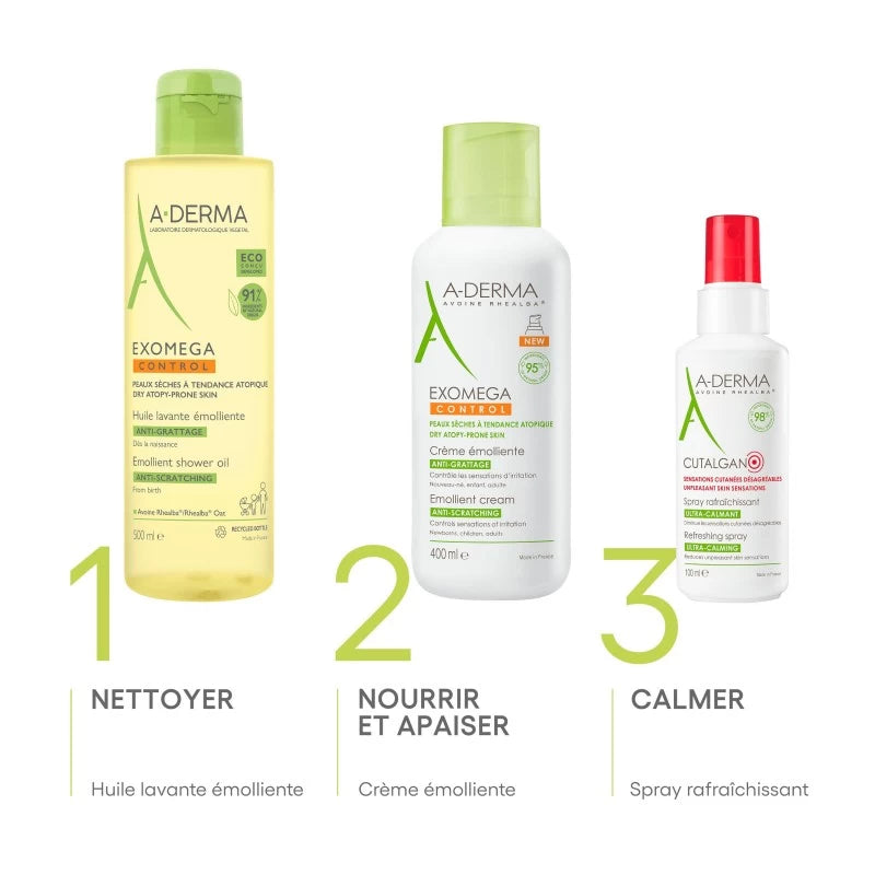 A-Derma EXOMEGA CONTROL Huile lavante | Nova Para