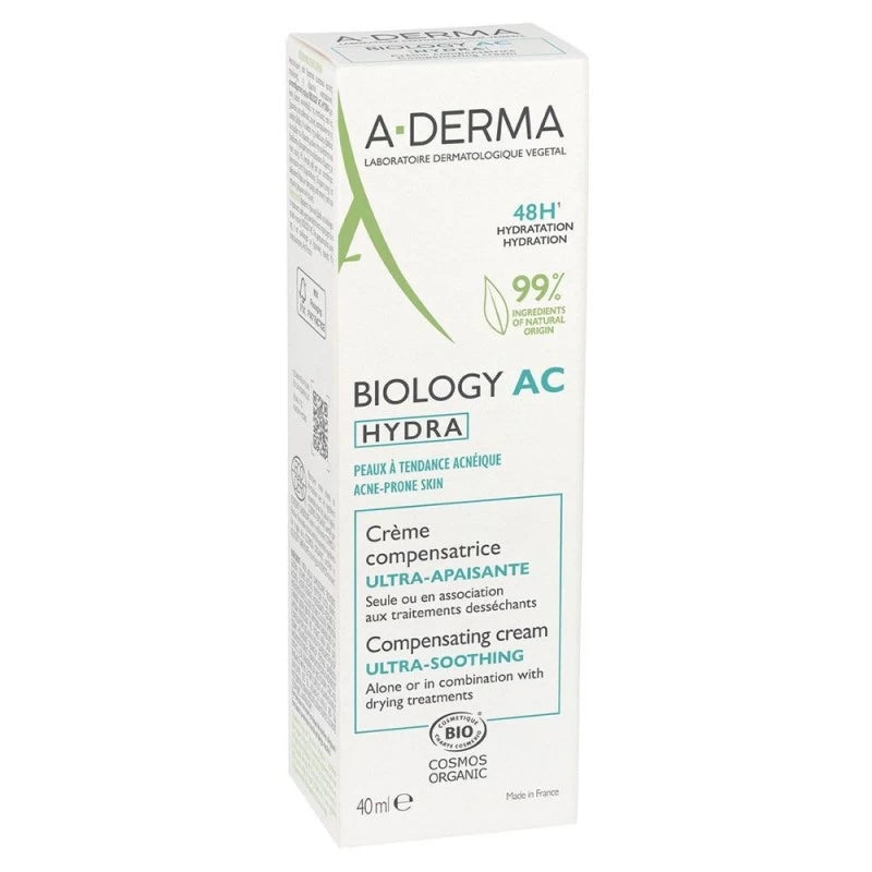 A-Derma BIOLOGY AC hydratante compensatrice 40ml | Nova Para