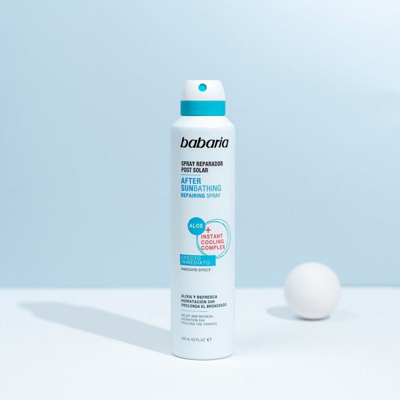 BABARIA After Sun Spray 250ml spray après-soleil apaisant hydratant apaisant hydratation intense aloe vera vitamines - novaparapharmacie