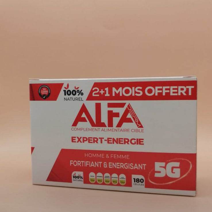 ALFADERM Expert Énergie Pack 3 Unités - Complément Alimentaire Énergie & Vitalité - Nova Parapharmacie