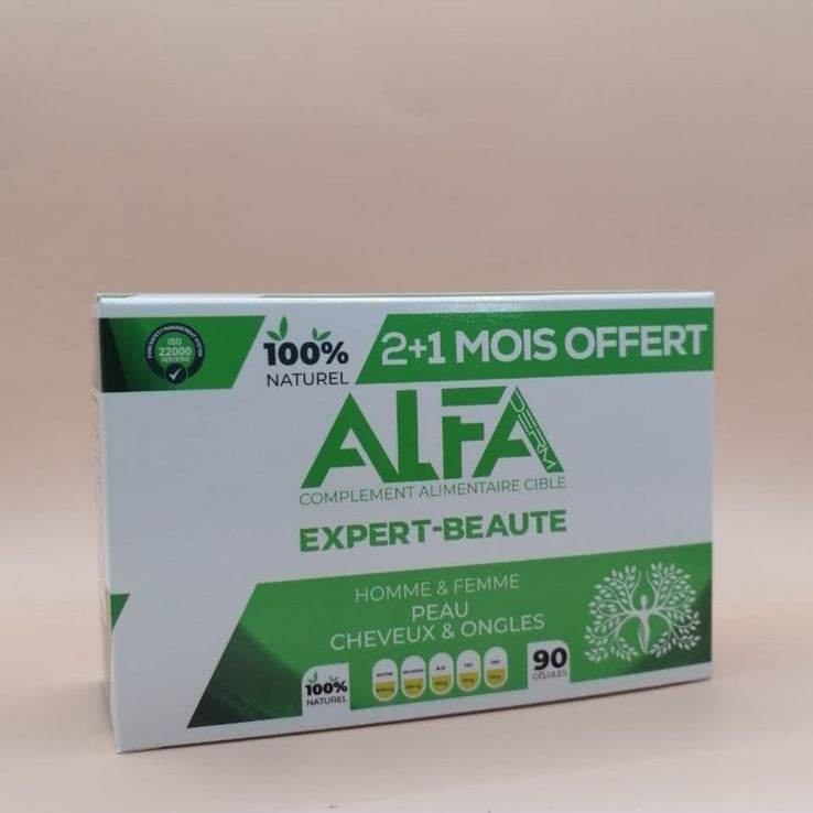 Alfaderm Expert Beauté Pack 2+1 Mois Offert - Complément Nutritionnel Beauté - Nova Parapharmacie