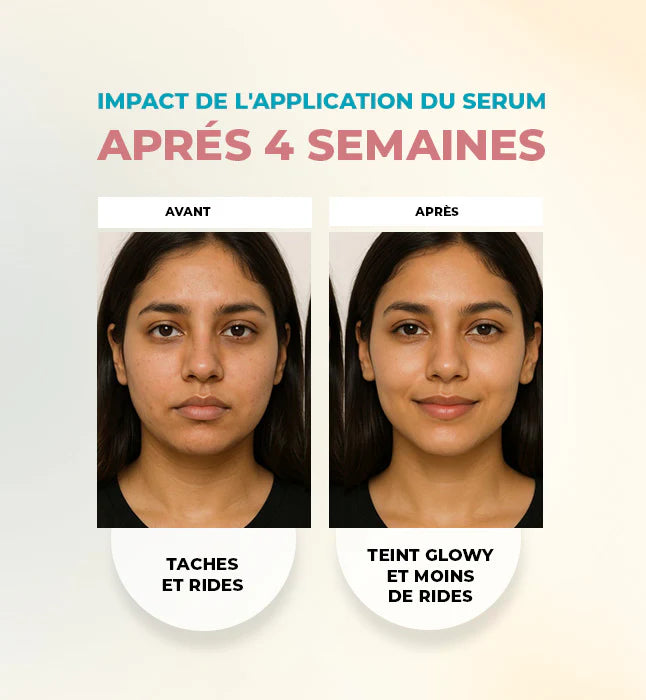 GLEAMY Sérum Multi-Revitalisant avant après éclat taches atténuées texture améliorée - novaparapharmacie