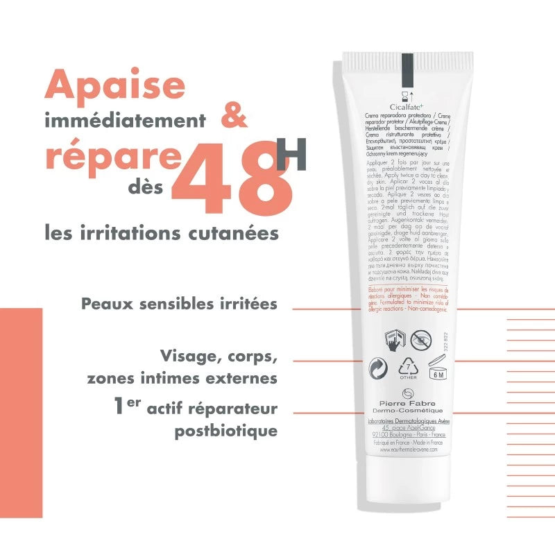 Avène Cicalfate+ Crème Réparatrice Protectrice 40ml -novaparaphrarmacie-maroc