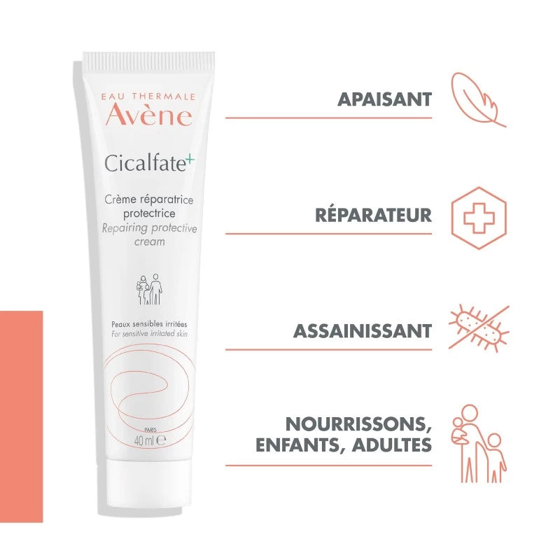 Avène Cicalfate+ Crème Réparatrice Protectrice 40ml -novaparaphrarmacie-maroc