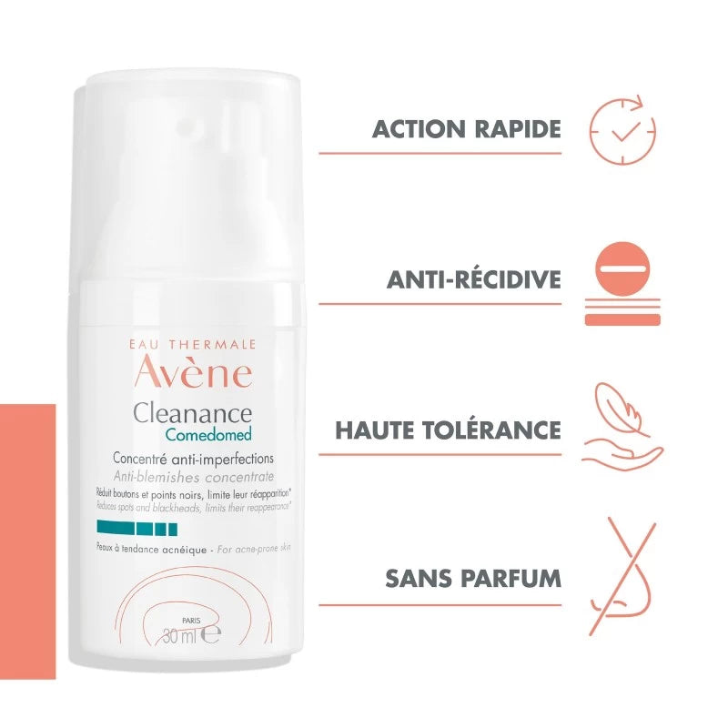 Avène Cleanance Comedomed Concentré Anti-Imperfections 30ml -novaparaphrarmacie-maroc