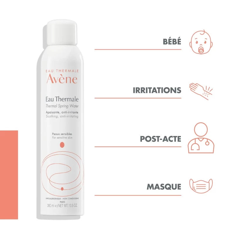 Avène Spray d’Eau Thermale 300ml -novaparaphrarmacie-maroc