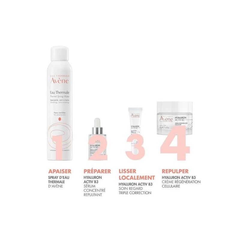 Avène Hyaluron Activ B3 Crème régénération cellulaire | 50 Ml  = Eau thermale 50ml Offerte