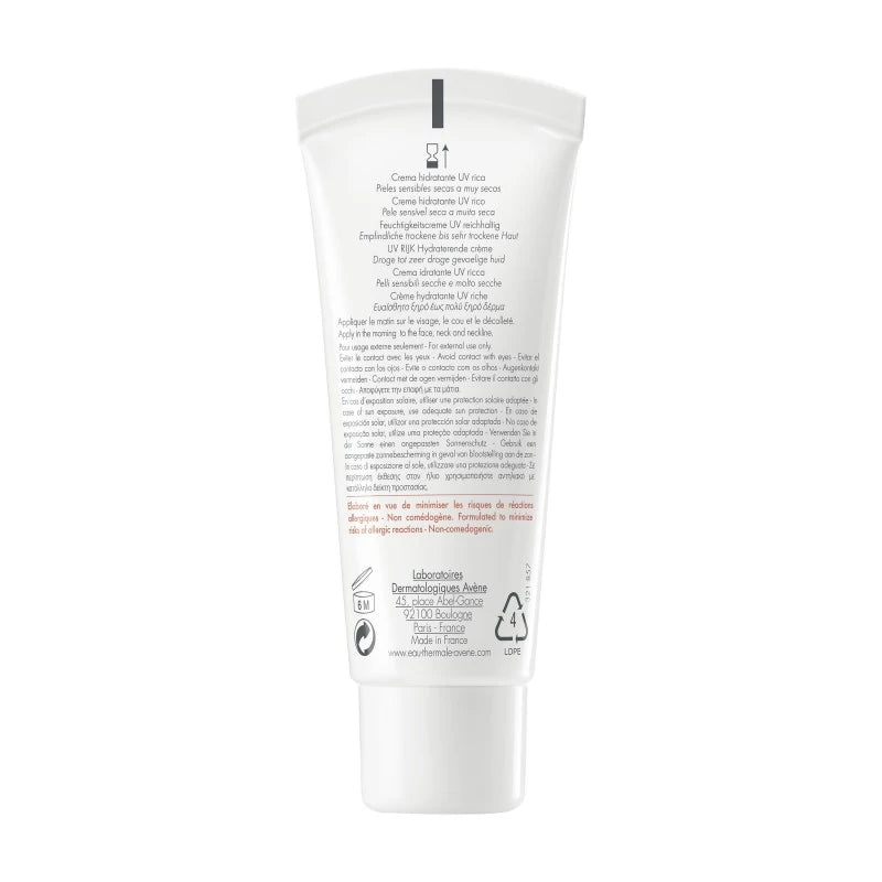 Avène Hydrance UV RICHE Crème hydratante SPF30 40ml -novaparapharmacie-maroc