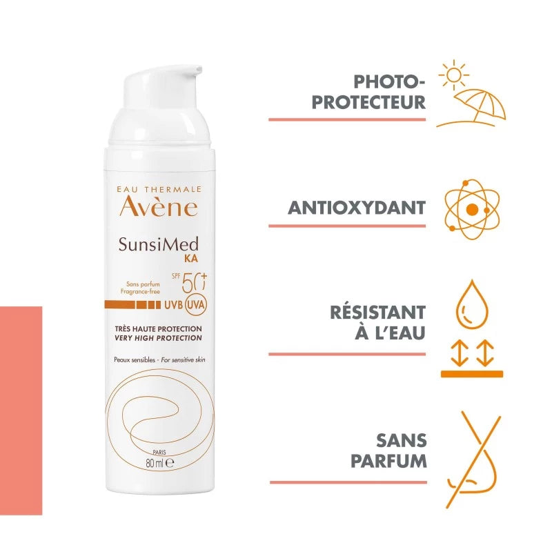 Avène Solaire SunsiMed Crème Peaux Sensibles 80ml -novaparaphrarmacie-maroc