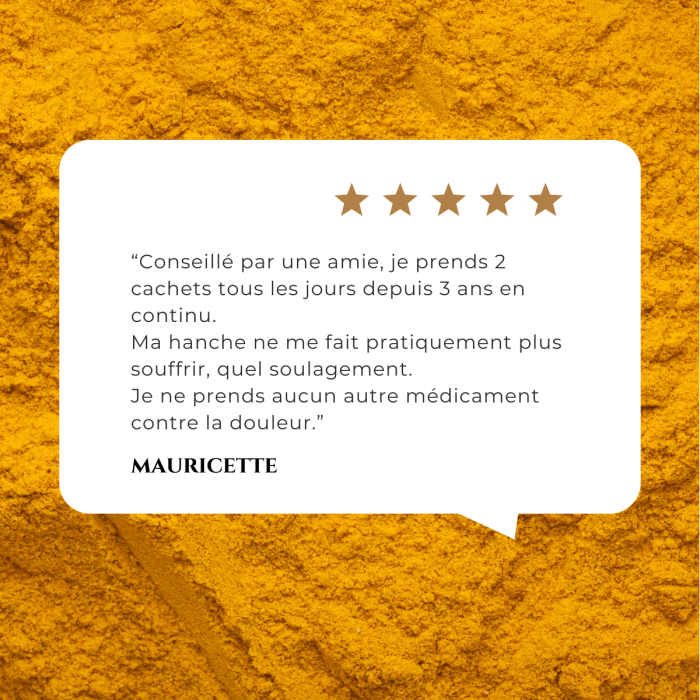 BELLE & BIO Curcuma Bio avis clients témoignages efficacité anti-inflammatoire articulations bien-être - novaparapharmacie
