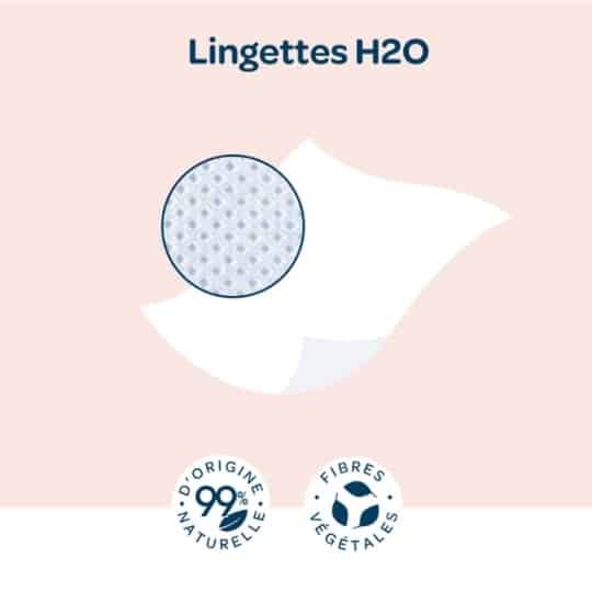 BIOLANE Lingettes Pure H2O 72 Pièces lingettes bébé 99% eau purifiée ultra-doux formule minimaliste texture douce sans parfum - novaparapharmacie