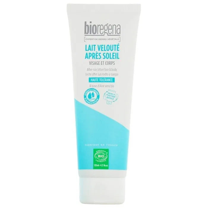 Bioregena Lait Velouté Après Soleil 125ml soin corps après-soleil naturel bio hydratant réparateur apaisant - novaparapharmacie