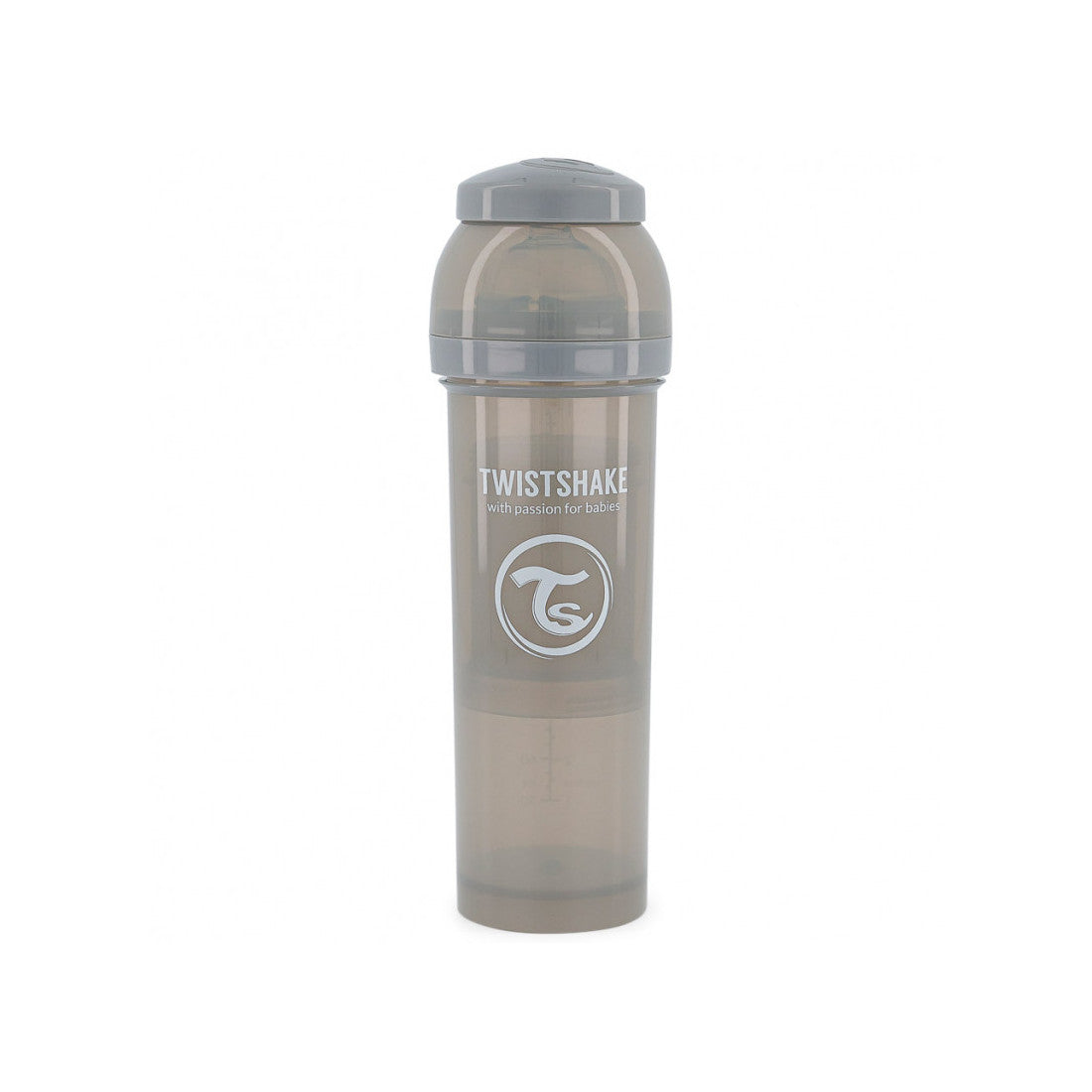 Twistshake Biberon Anti-Coliques 330ml 4m+ Gris Bébé Puériculture
