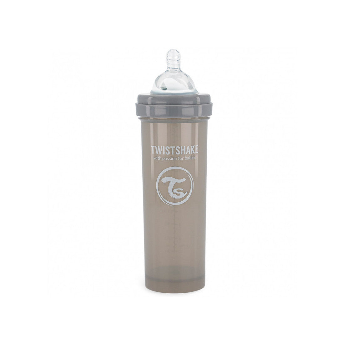 Twistshake Biberon Anti-Coliques 330ml 4m+ Gris Bébé Puériculture