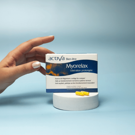 ACTIVA Bien-Être Myorelax muscles articulations détente magnésium calcium crampes relaxation - novaparapharmacie