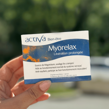 ACTIVA Bien-Être Myorelax muscles articulations détente magnésium calcium crampes relaxation - novaparapharmacie