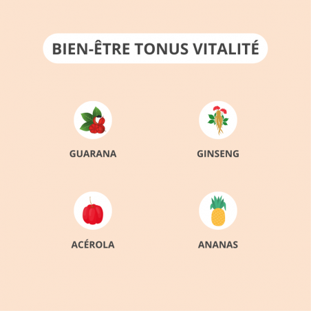 ACTIVA Bien-Être Tonus Vitalité complément énergie vitalité ginseng guarana gelée royale - novaparapharmacie