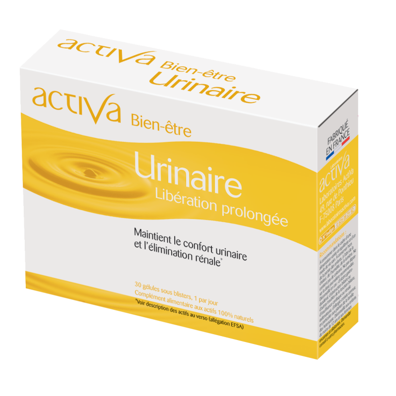 ACTIVA Bien-Être Urinaire complément confort urinaire cranberry D-mannose busserole - novaparapharmacie